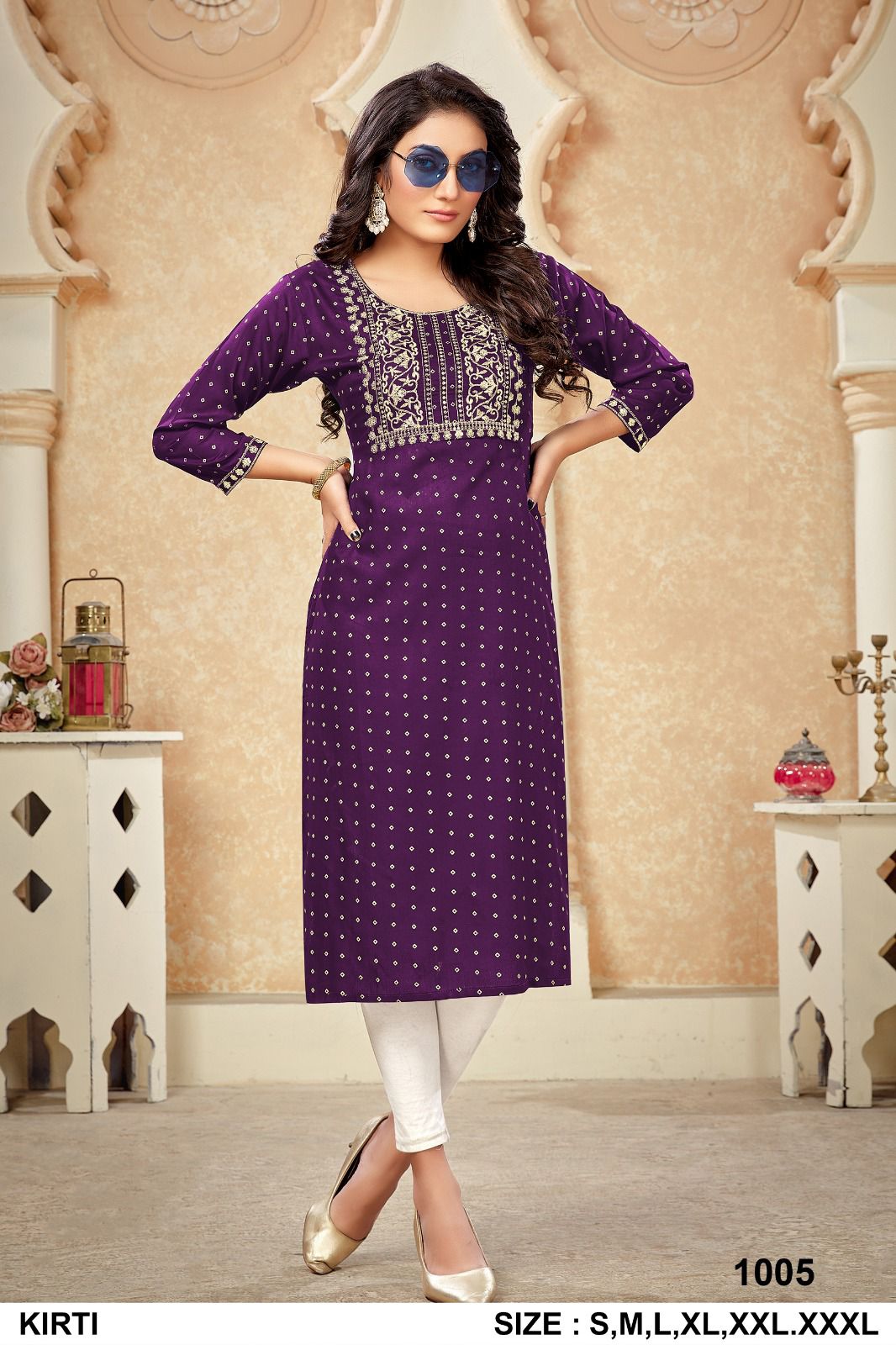 Kirti 1001 Printed Designer Kurtis Catalog
